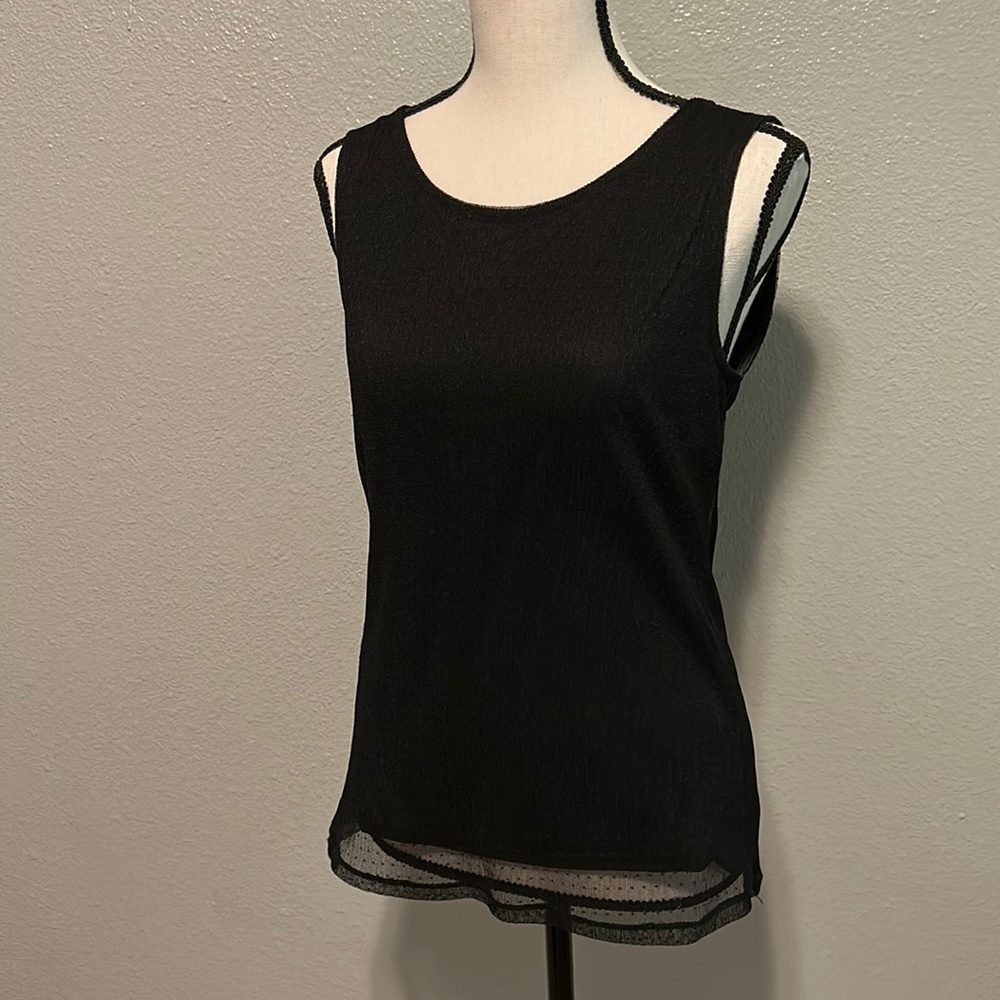 Banana Republic black tank top size S